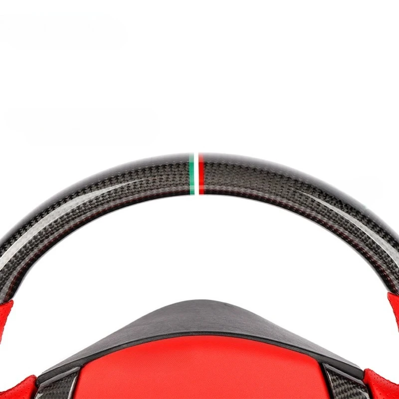 For Maserati Gran Turismo 4.2 4.7 2004-2011 Quattroporte GT Racing Wheel Custom Alcantara Carbon Fiber Steering Wheel