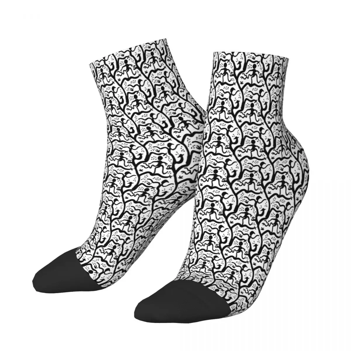 The Bold Simplicity Yoga Animal Ankle Socks Male Mens Women Summer Stockings Printed