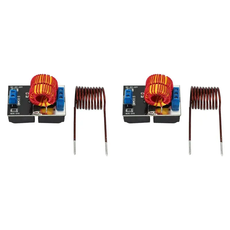 ABJN-2X 12V 120W Mini ZVS Induction Heating Board Flyback Driver Broad Heater DIY Cooker+ Ignition Coil