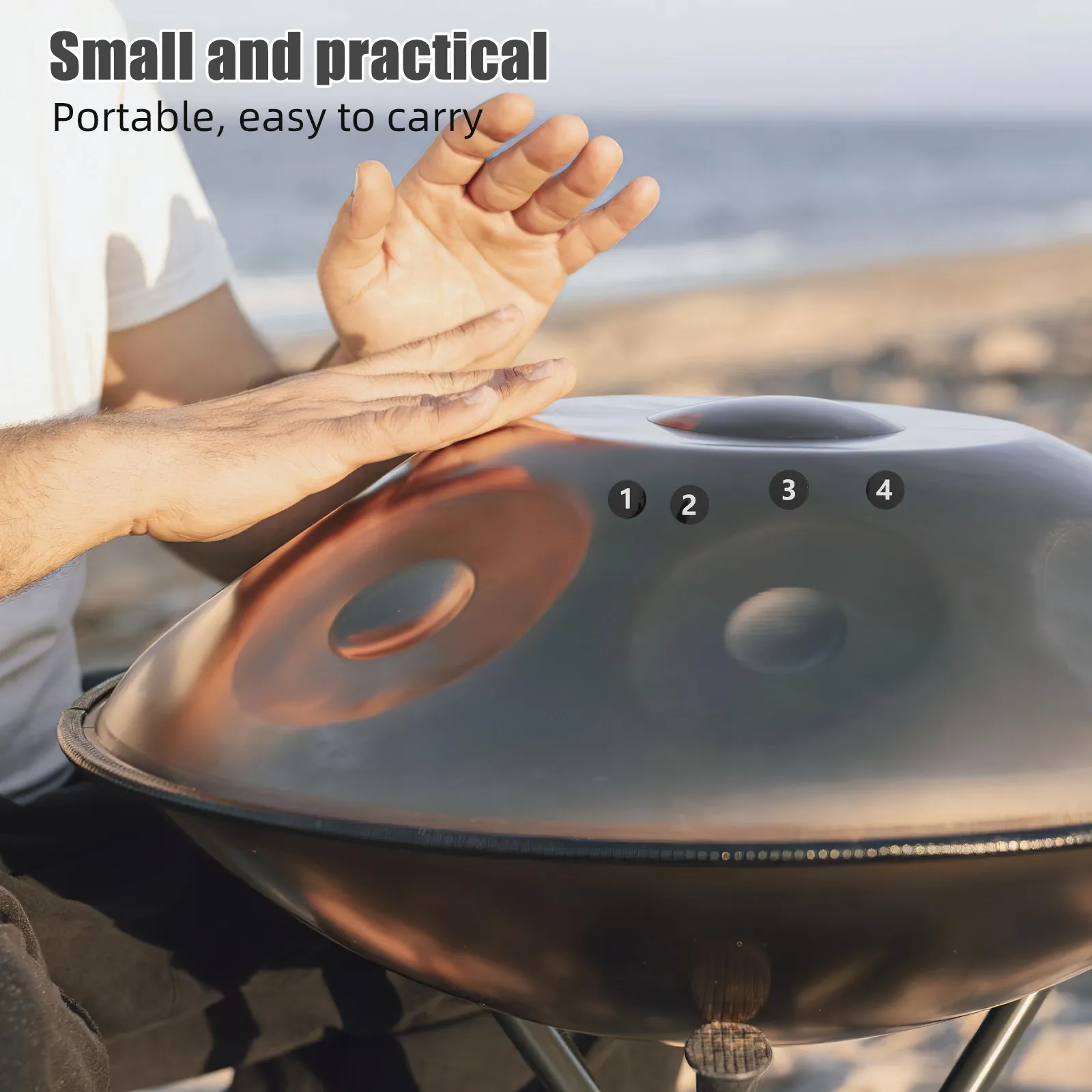 5Sheets Handpan Drum Scale Stickers White Number Note Labels Removable Ethereal Drum Note Decals for Beginners Training
