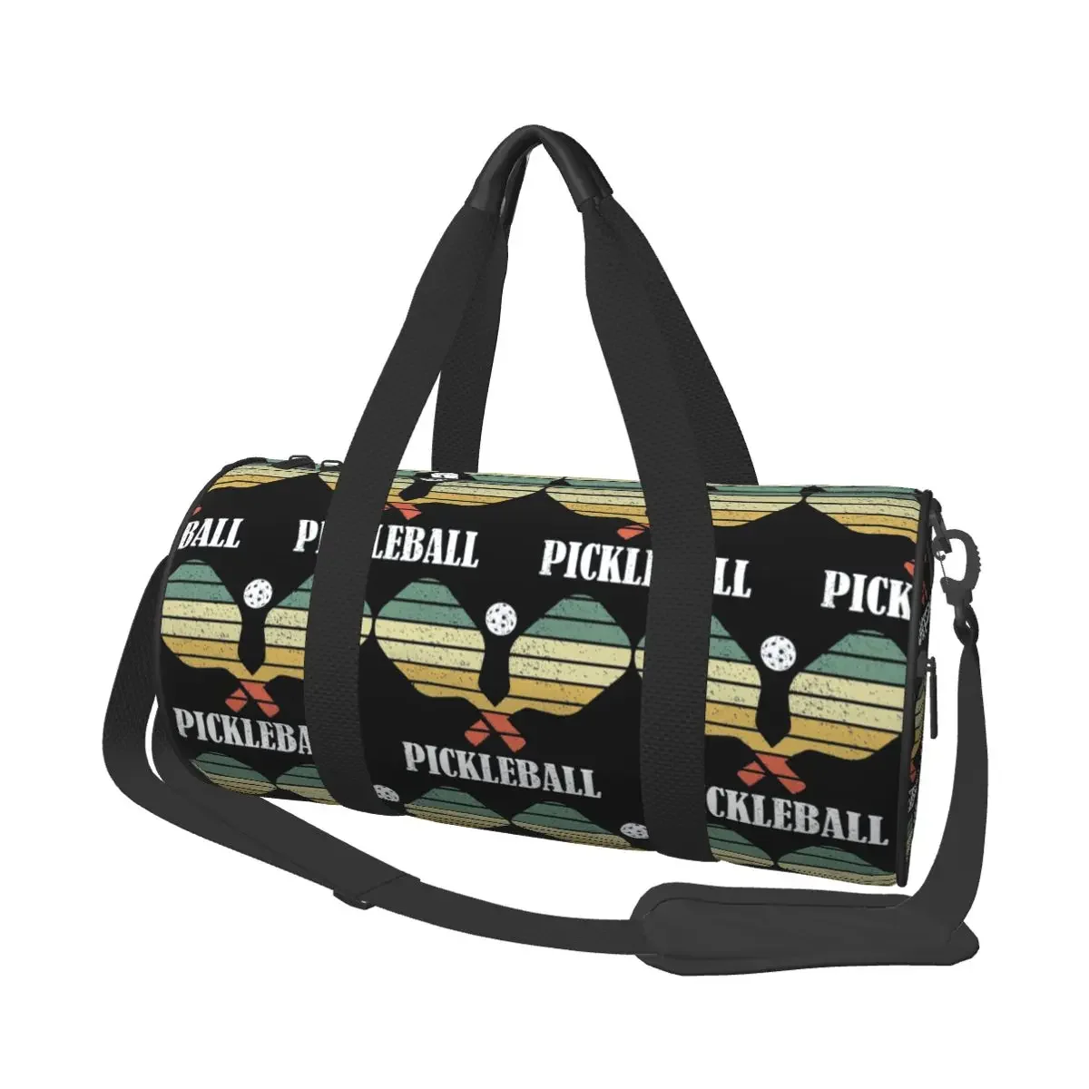 

Pickleball винтажная потертая ретро-игратель большая спортивная сумка многофункциональная дорожная сумка Duffle сумки для фитнеса