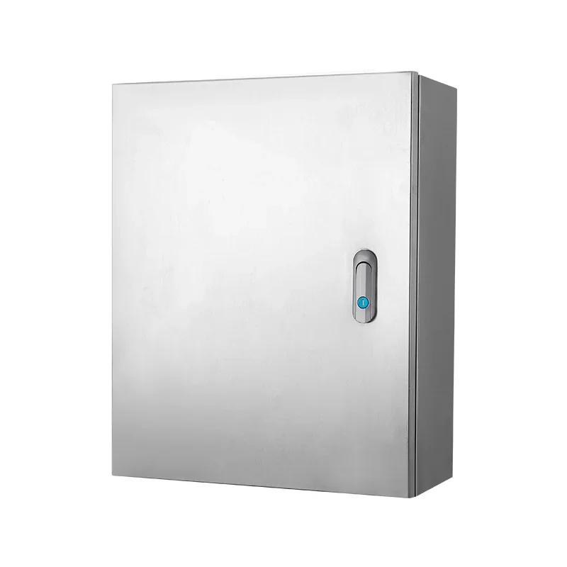 304 Waterproof Electrical Stainless Steel Distribution Box Wall-Mounted Stainless Steel Enclosures Steel Industrial Panel Board