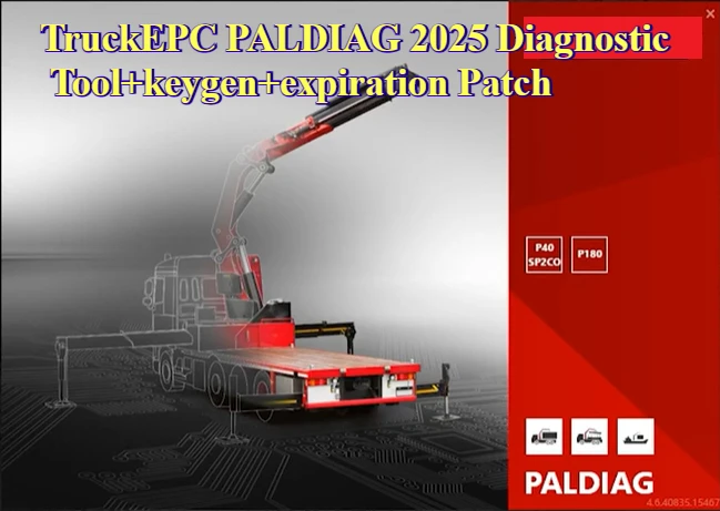 

TruckEPC PALDIAG 2025 Диагностический инструмент + ключевой сигнал + исправление