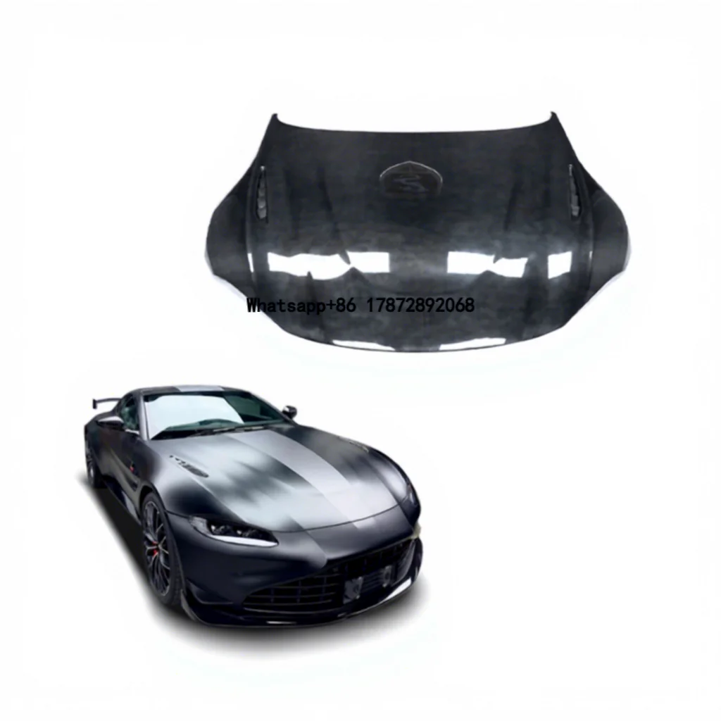 Vantage Engine Hood 2020-2024 OEM Style Carbon Fiber Front Engine Hood Bonnet Auto Parts