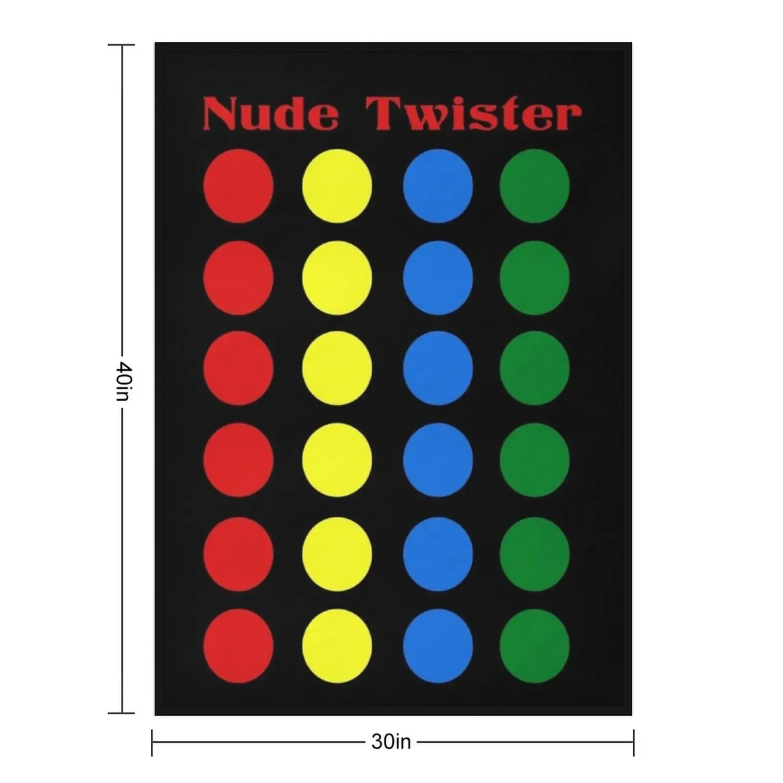 Custom Naked Twister Parody Bedspread Throw Blanket Softest Flannels Bed Linens Thin Blankets