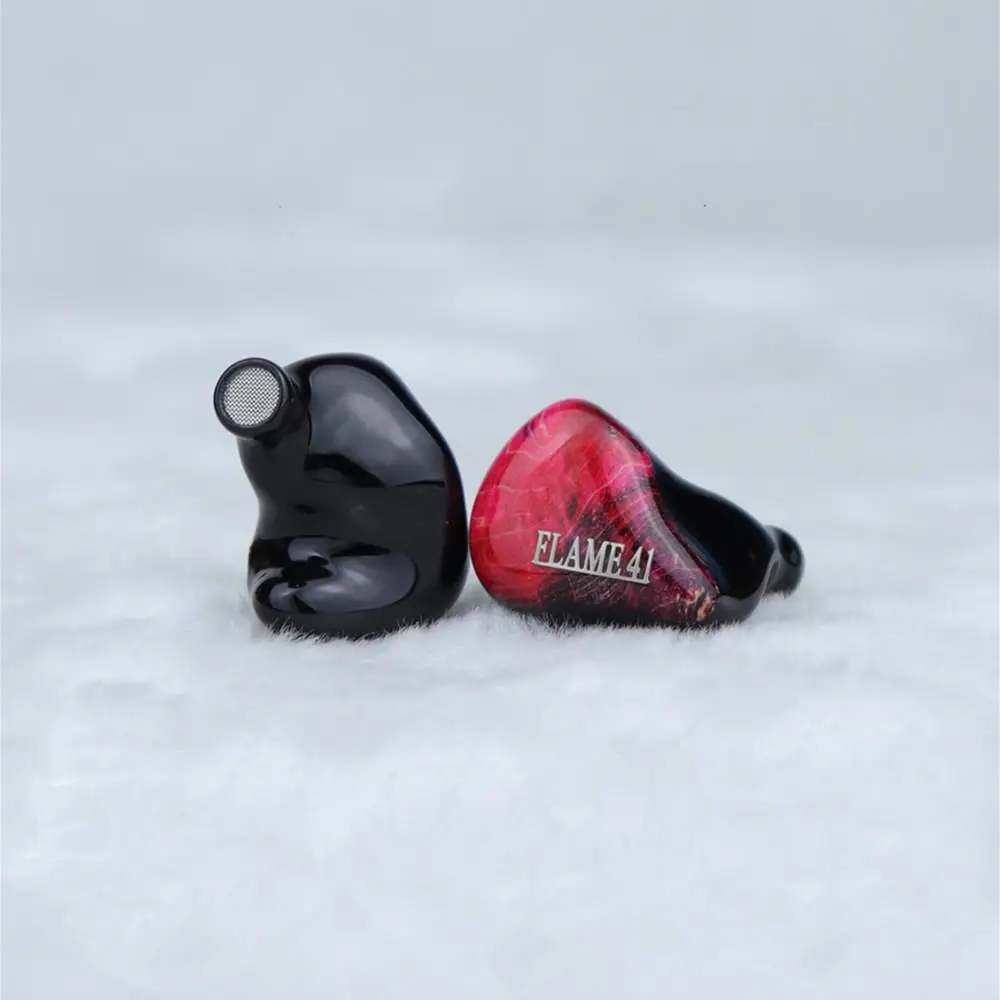 TONEKING FLAME41 1DD + 4BA سائق هجين HiFi مراقب DJ ستوديو المرحلة اوديوفيلي داخل الأذن سماعة مخصصة MMCX اليدوية سماعة