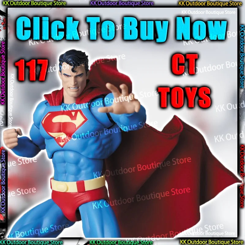 

New Hot CT Toys Superman Mafex 117 Batman Hush Version Dc Super Man Anime Action Figure Figurine Statue Model Gifts Kids Toys