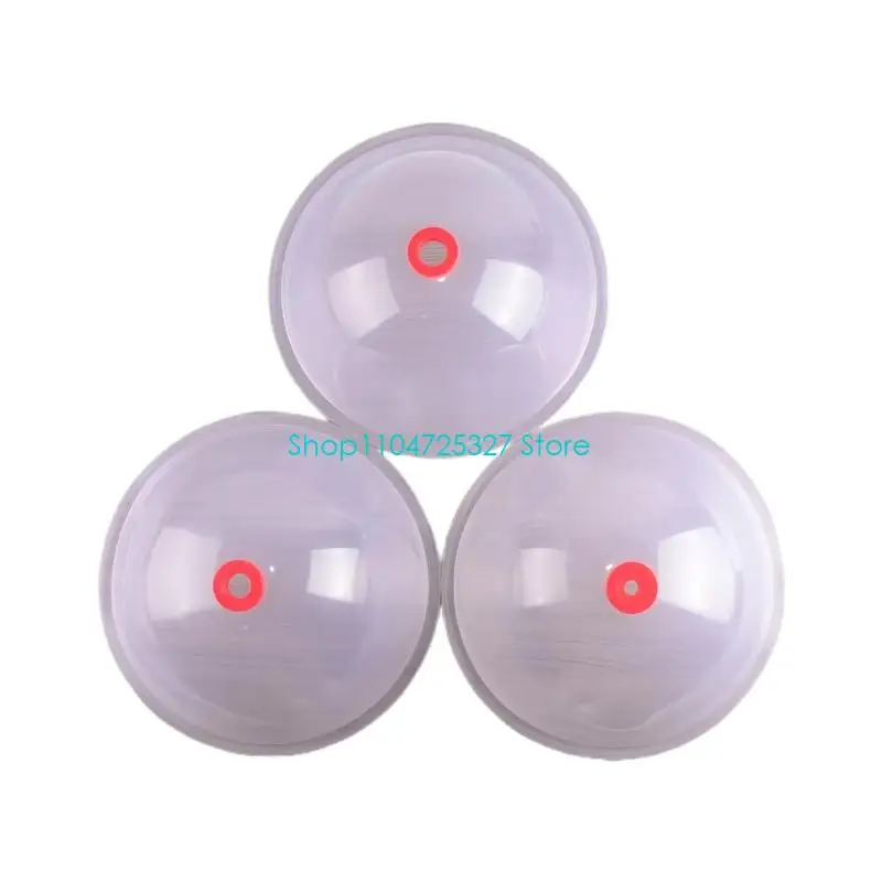 D8KF Strong 3pc Clear Hole Cutter Guard Covers 3Sizes Break Resistant PC Construction