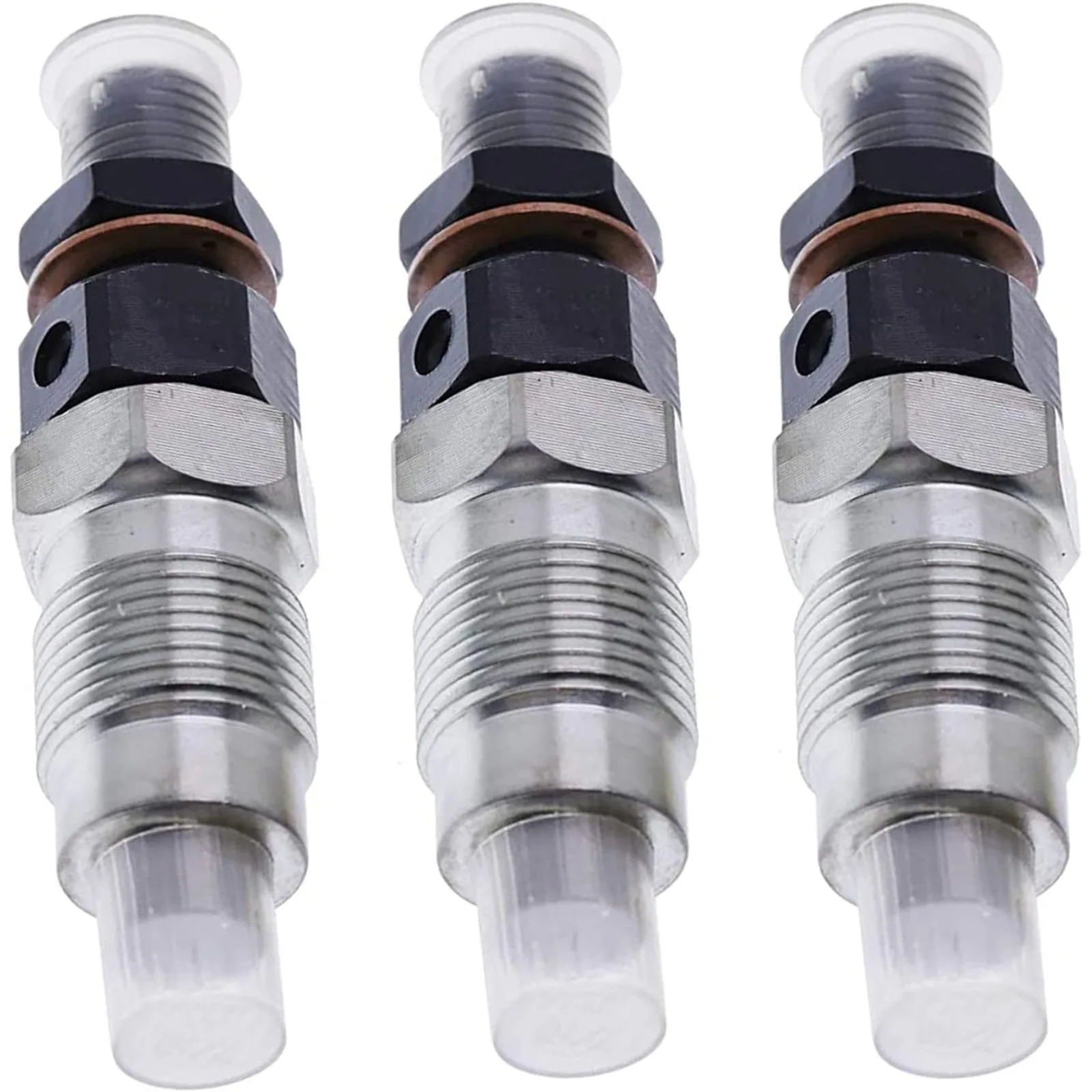new 3 pcs Fuel Injectors 16001-53000 1600153000 Compatible with Kubota GR2120-2 GR2120B-2 GR2110 GR2120 GR2120B GF1800 GR2100