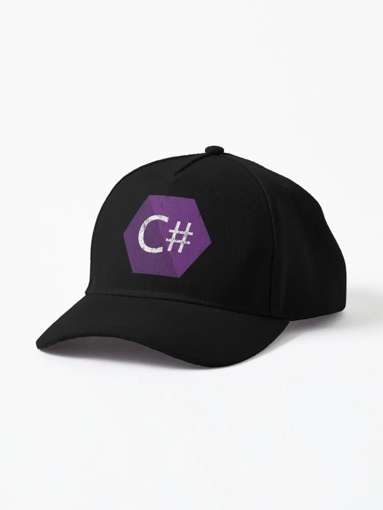 Vintage C# C Sharp Programmer Baseball Cap Trucker Hats Streetwear Woman Hat Men's