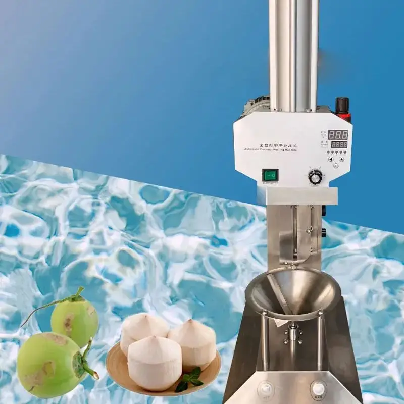 

Электрическая промышленная кокосовая зеленая свежая ромбовидная форма, нежная машина для очистки кокосовой кожи, машина для обрезки пилинга
