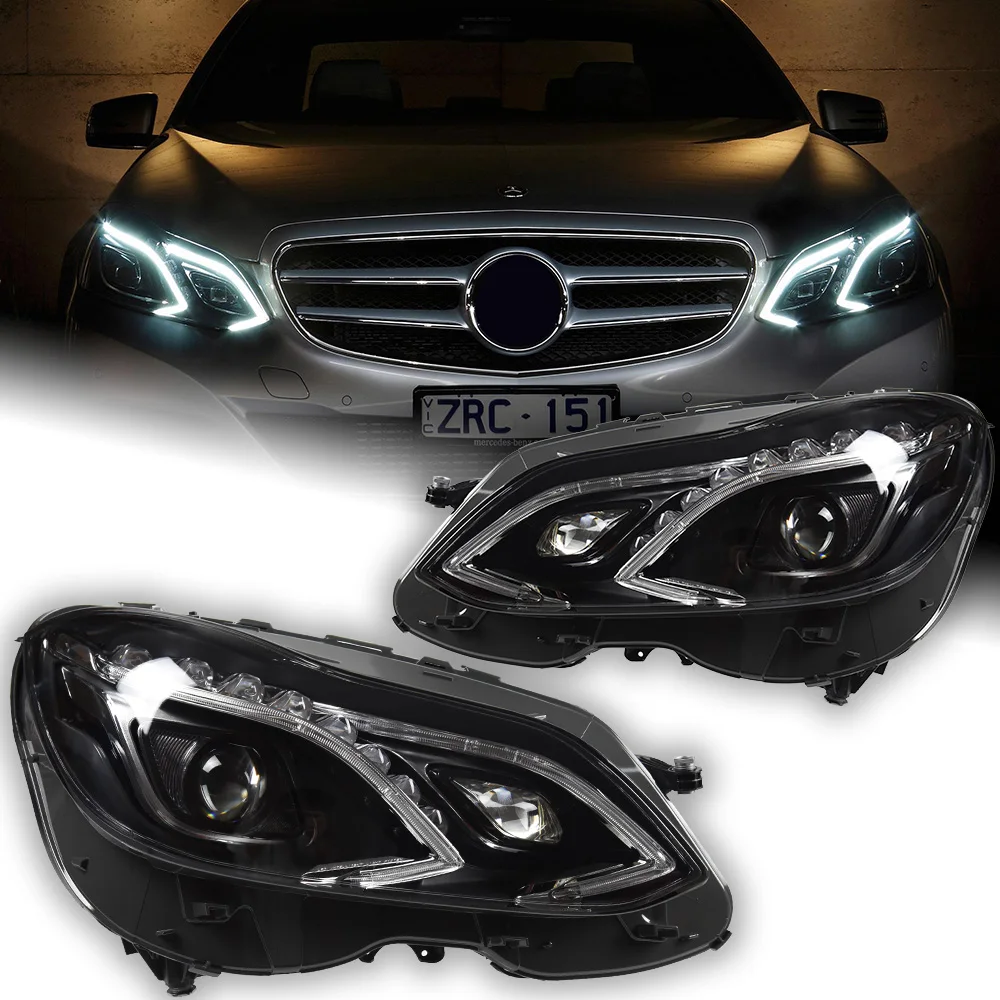 Car Lights for W212 Headlight Projector Lens 2009-2016 E-Class E200 Dynamic Signal Head Lamp E300 LED Headlights Drl Automotive