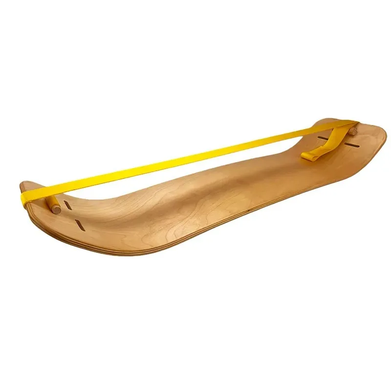 Flat belt balance plate Webbing plus maple balance plate
