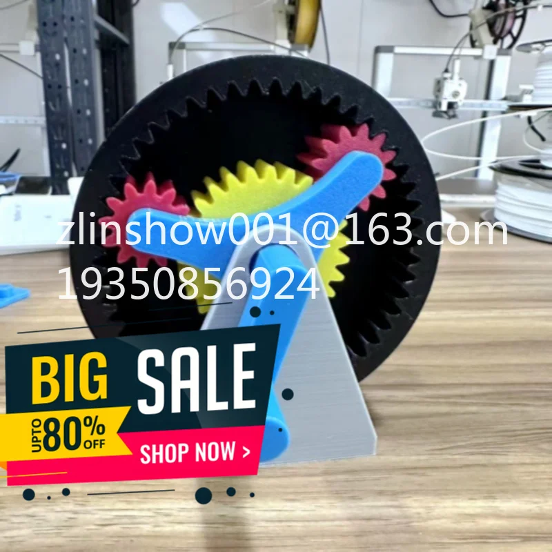 Planetary gear set kit, model sun gear reducer science and education equipment mechanical science teaching aids rotatable
