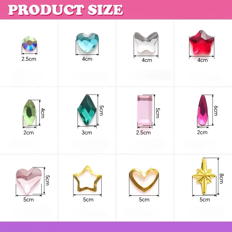 Professional Tooth Gem Kit DIY Crystals Jewelry Kit Fashionable Tooth Gems Kit for Teeth Jewelry Starter