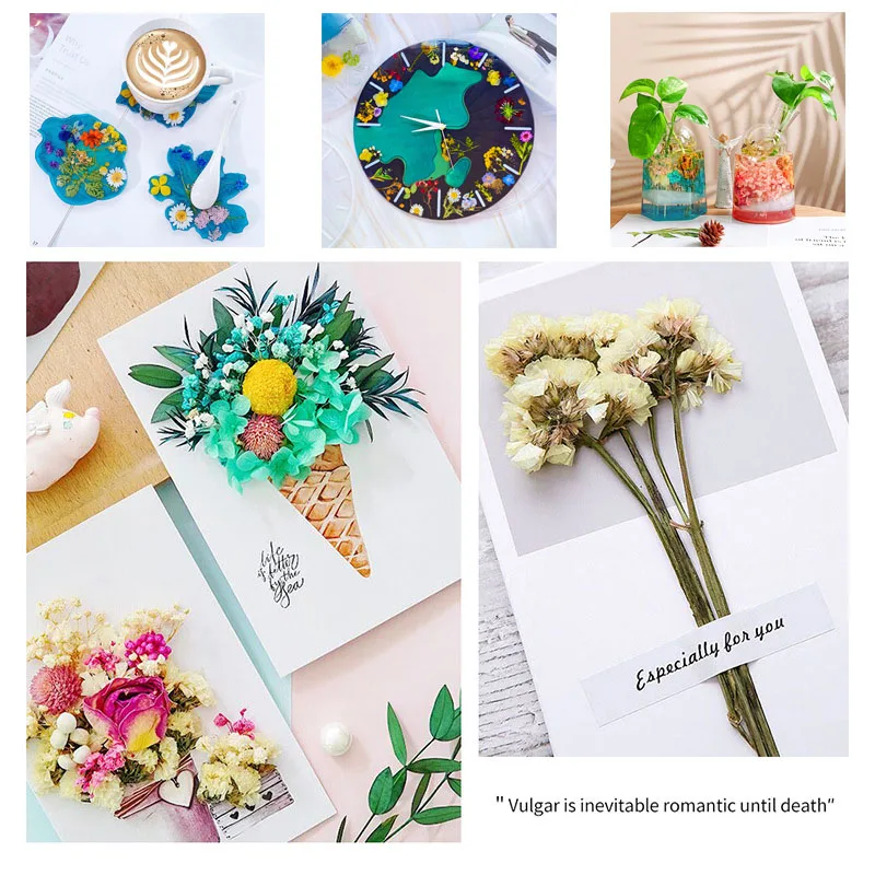 DIY Natural Dried Flower Resin Fillings Real Flower for Home Decoration Nail Art Handicrafts Jewelry Making Resin Crafts