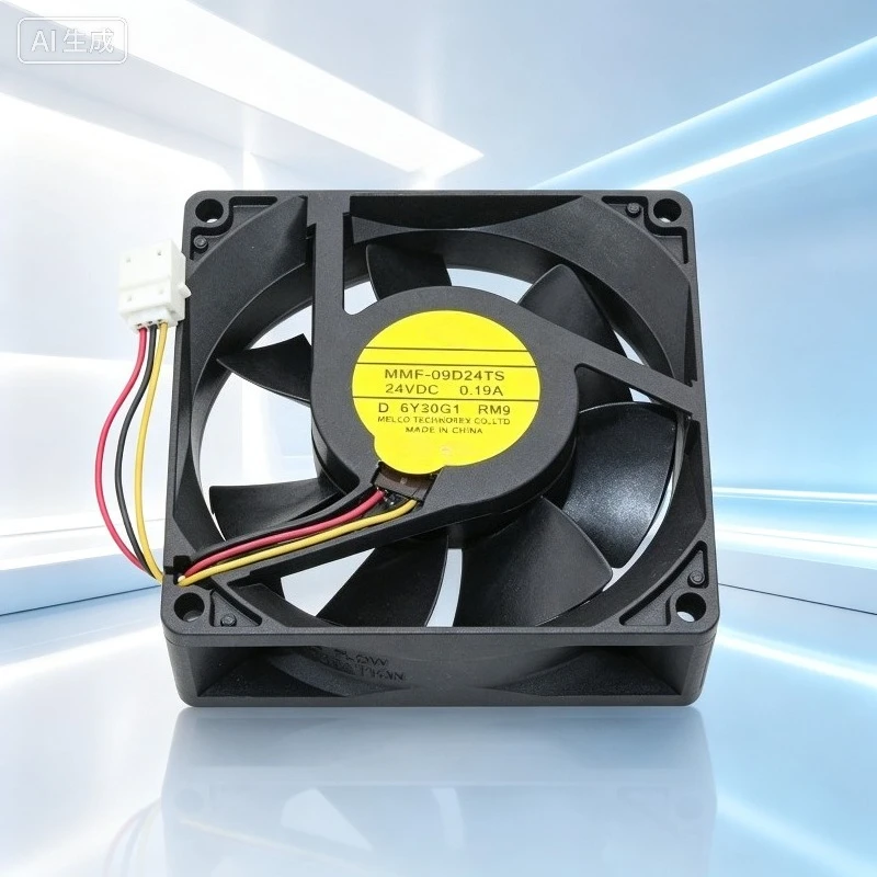 Variable‑Speed Fan For Mitsubishi MMF‑09D24TS‑RM9 CA1322‑H01 90 * 90 * 25mm DC24V 0.19A