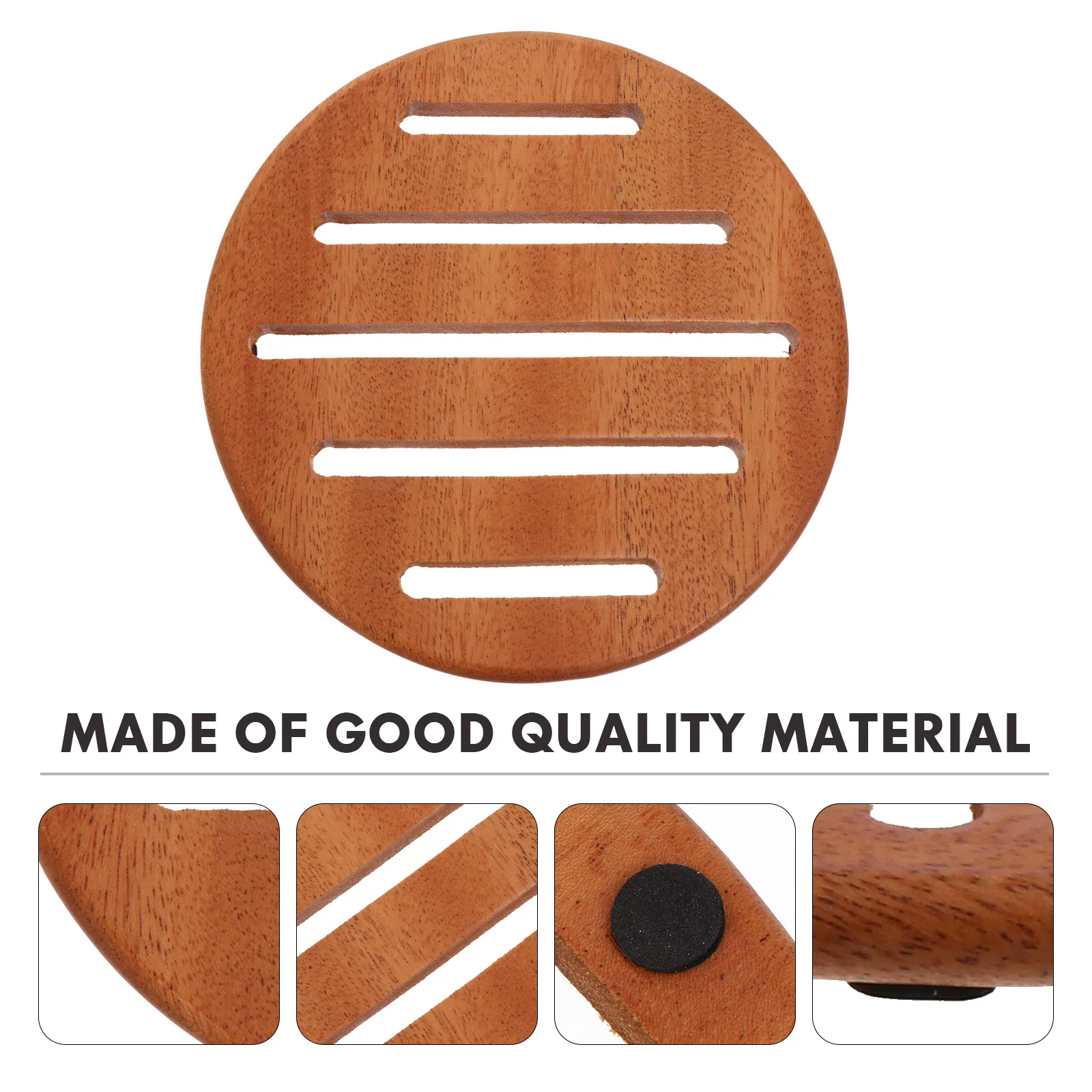 

Wood Coaster Heat Insulation Cup Mat Tableware Mat Home Restaurant Bowl Cutlery Nonslip Coasters Household Decorative