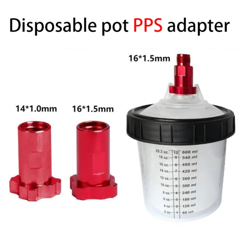 Quick Connector Paint Spray Gun PPS Adapter 16*1.5mm/16*1.0mm High-Quality Metal for DIY Enthusiasts And Professionals