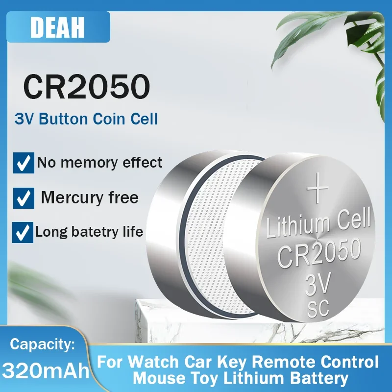 2-20pcs CR2050 2050 3V Lithium Battery BR2050 LM2050 For Car Remote Control Electronic Watch Toy Scale Shaver Button Coin Cells