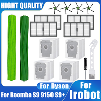 Main Roll Side Brush Dust Bag Spare Parts For iRobot Roomba S9 9150 S9+ Plus Robot Vacuum Cleaner, Replacement Accessories