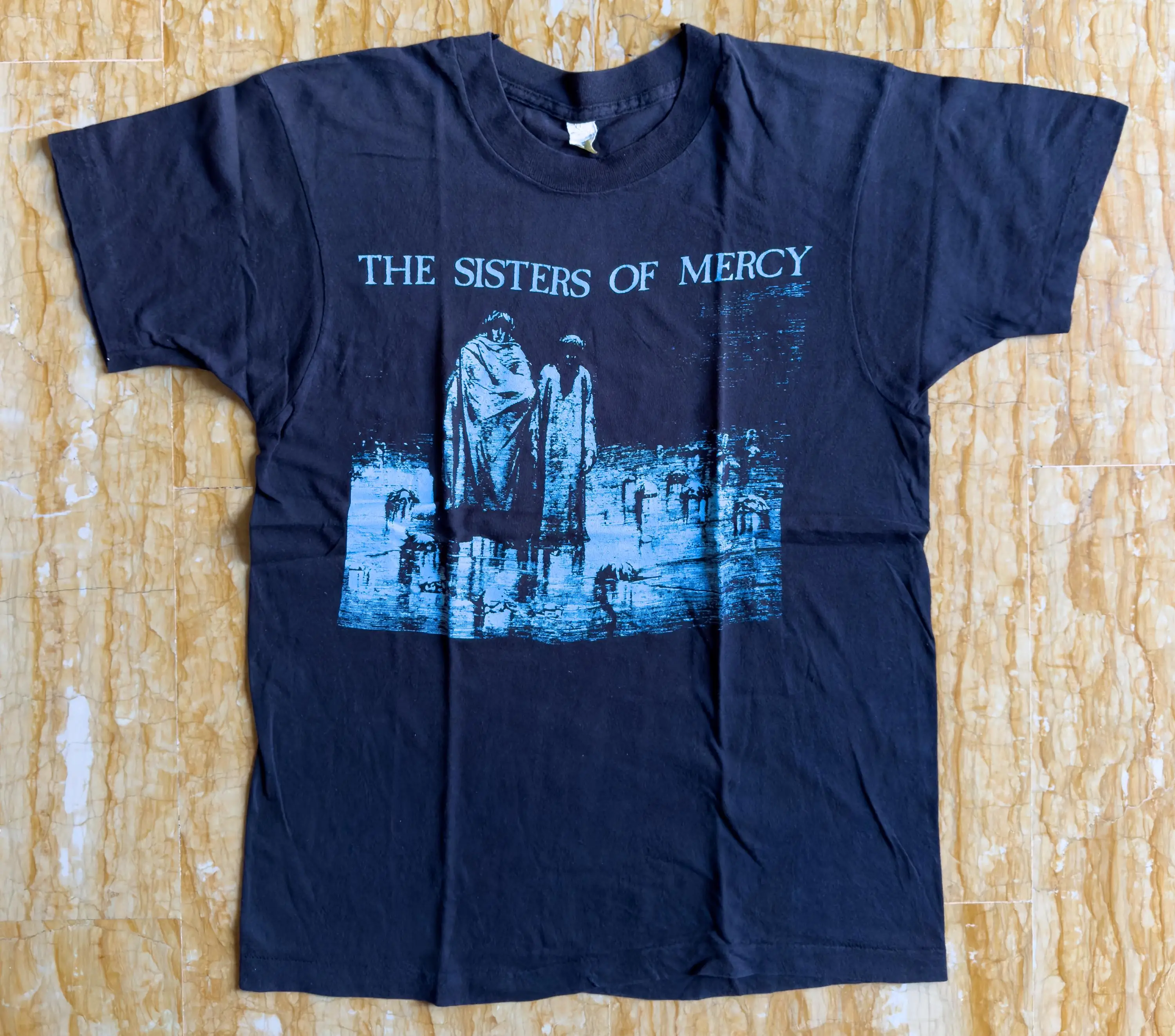 New Men T-shirts The Sisters of Mercy 1990 Tour T-Shirt Fun Men's Short Sleeved Oversize Comfortable Pattern T-Shirt Series Top