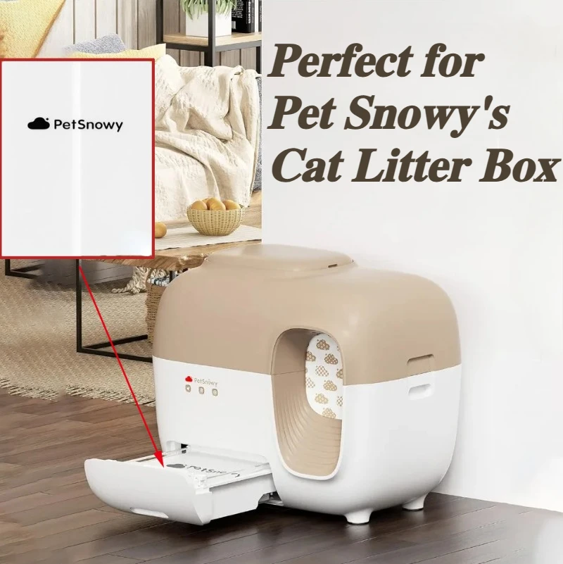 PetSnowy Trash Bag Cat Litter Box Durable Self-Sealing Cats Toilet Garbage Bag 30 Pcs Cat Tray Bags Pet Products Accessories