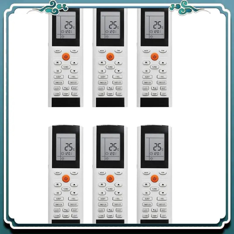 

ABSK-6X Air Conditioner Remote Control YACIFB YAC1FB YAC1FB6 YAC1FB9 For Air Conditioner Tadiran Electrolux Gree ZACS-07 HPF