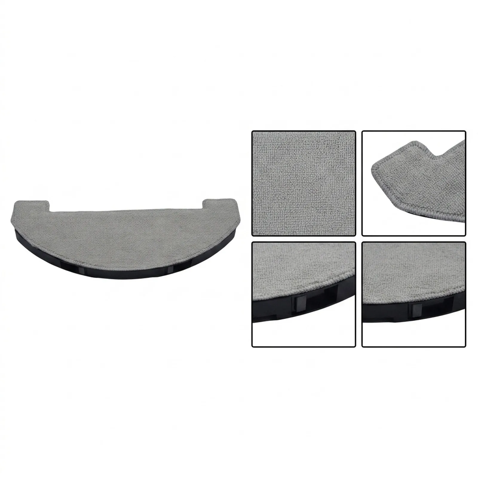 2pcs Mop Holder With Mop Cloths Mop Pad Attachment For IHome For IHRV6 / IHRV7, Mop Cloth Bracket Holder Tray Home Storage Parts