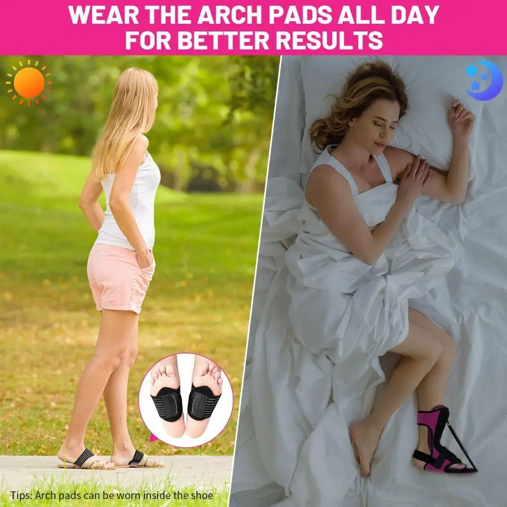 

Fixed Plantar Fasciitis Splint Brace Adjustable Breathable Dorsal Drop Foot Orthopedic Brace Compression Stretched