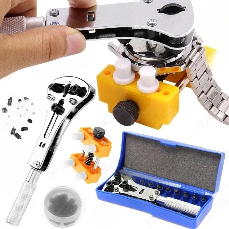 Watch Case Opener Watch Repair Tools Three Jaw Open Cover Tool Watch Bottom Opener for Watchmaker Adjustable Screw Back Remover