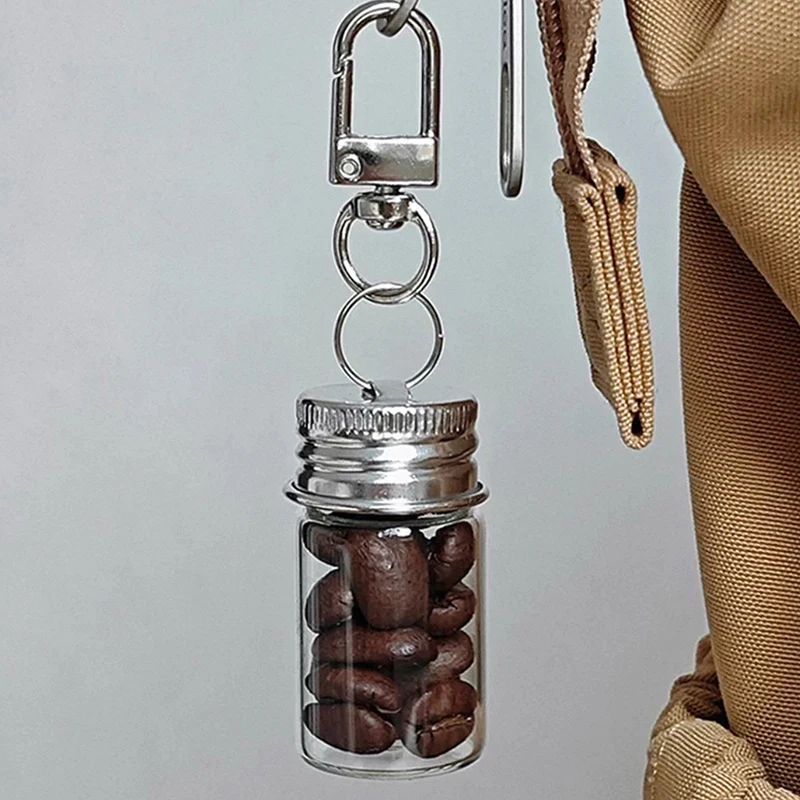 7/10ml Glass Keychain Bottle Mini Vial Wish Bottle Decor Pendant DIY Craft Necklace Accessory