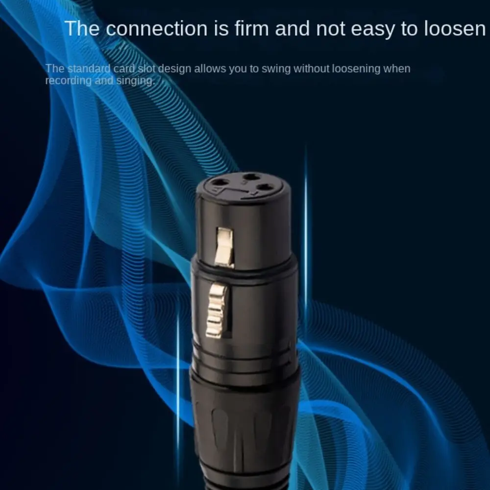 

3.5mm To XLR Female Microphone Audio Cable Nylon Braided AUX Speaker Mic Adapter Cable Durable Balanced Balanced Analog Mic Cord