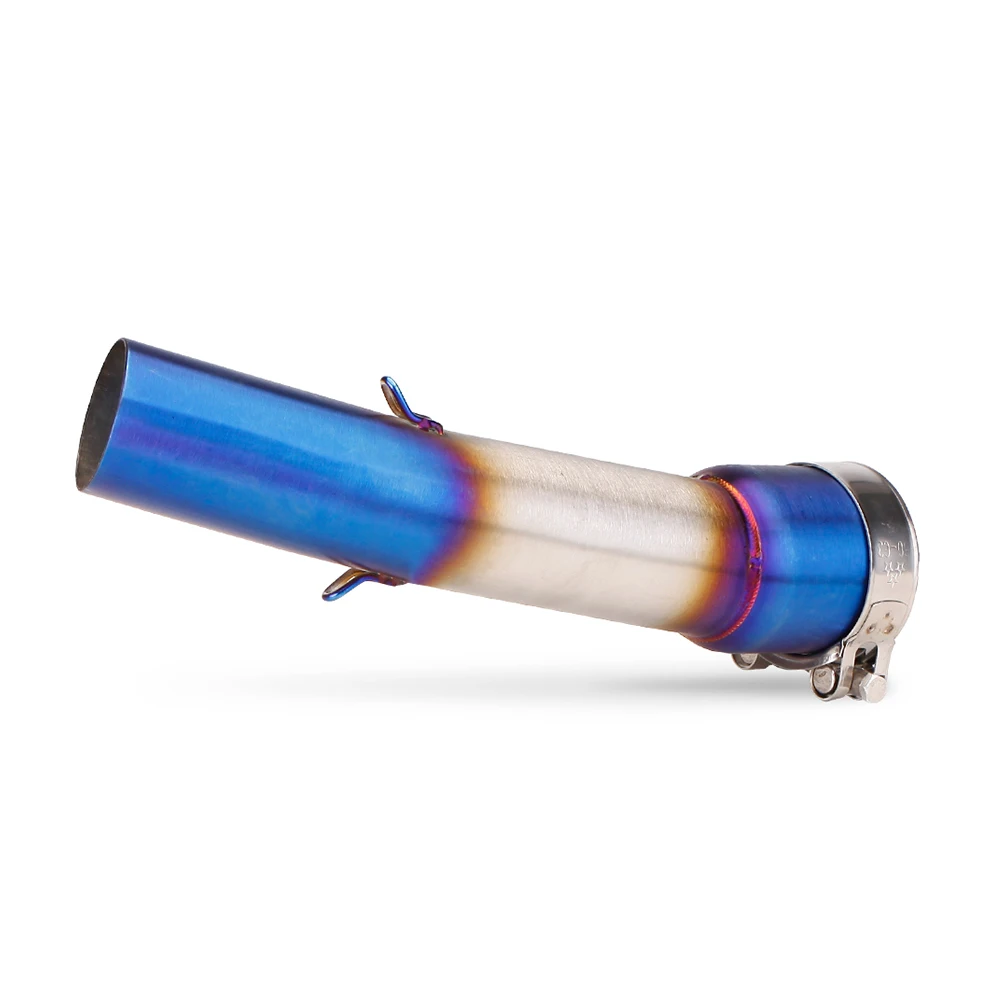

Intelligent Library Intelligent Library Motorcycle Exhaust Escape Modified Muffler Mid Connection Stainless Steel Link Pipe Moto