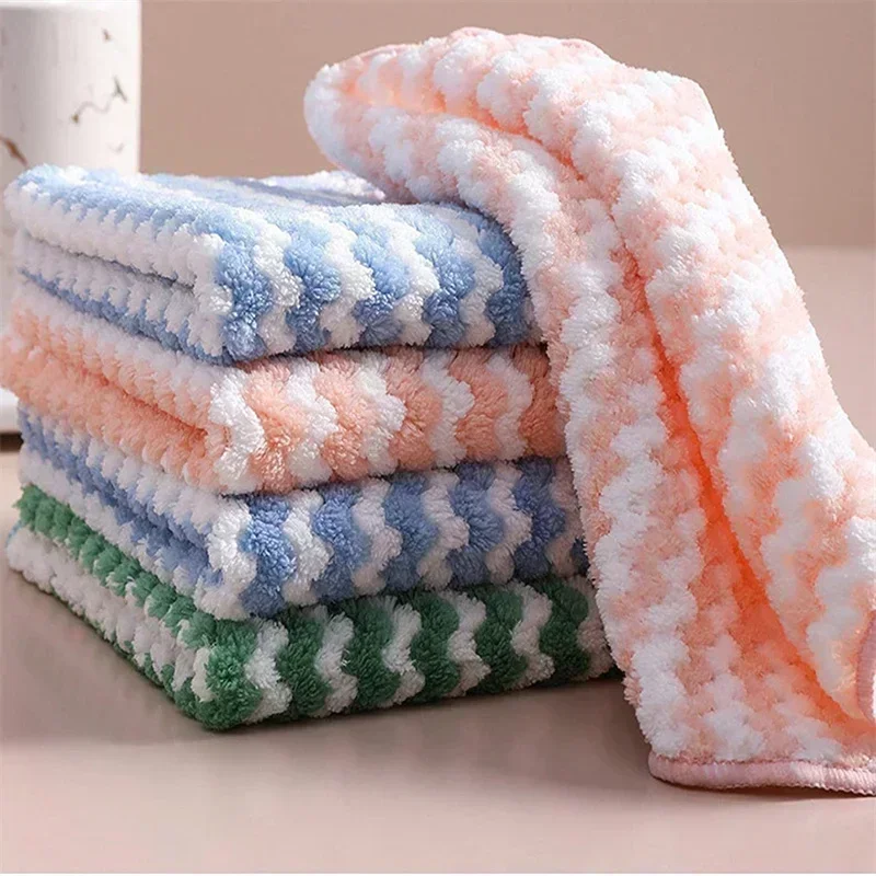 Quick Drying Towels Bathroom Accessories Microfiber Towel Serviettes Super Strong Laundry Mat Dishcloth Absorb Water Bath Home