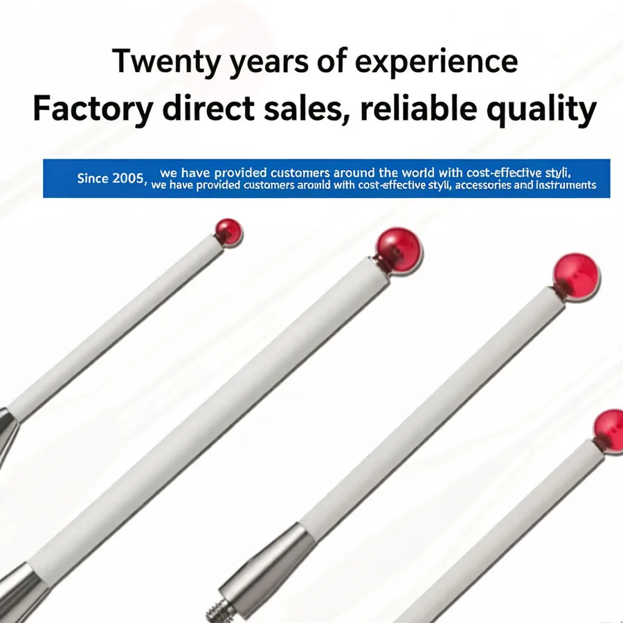 Hollow ceramic rod CNC machine probe dedicated M4 gemstone ball 6.0mm3709/3712 measuring needle