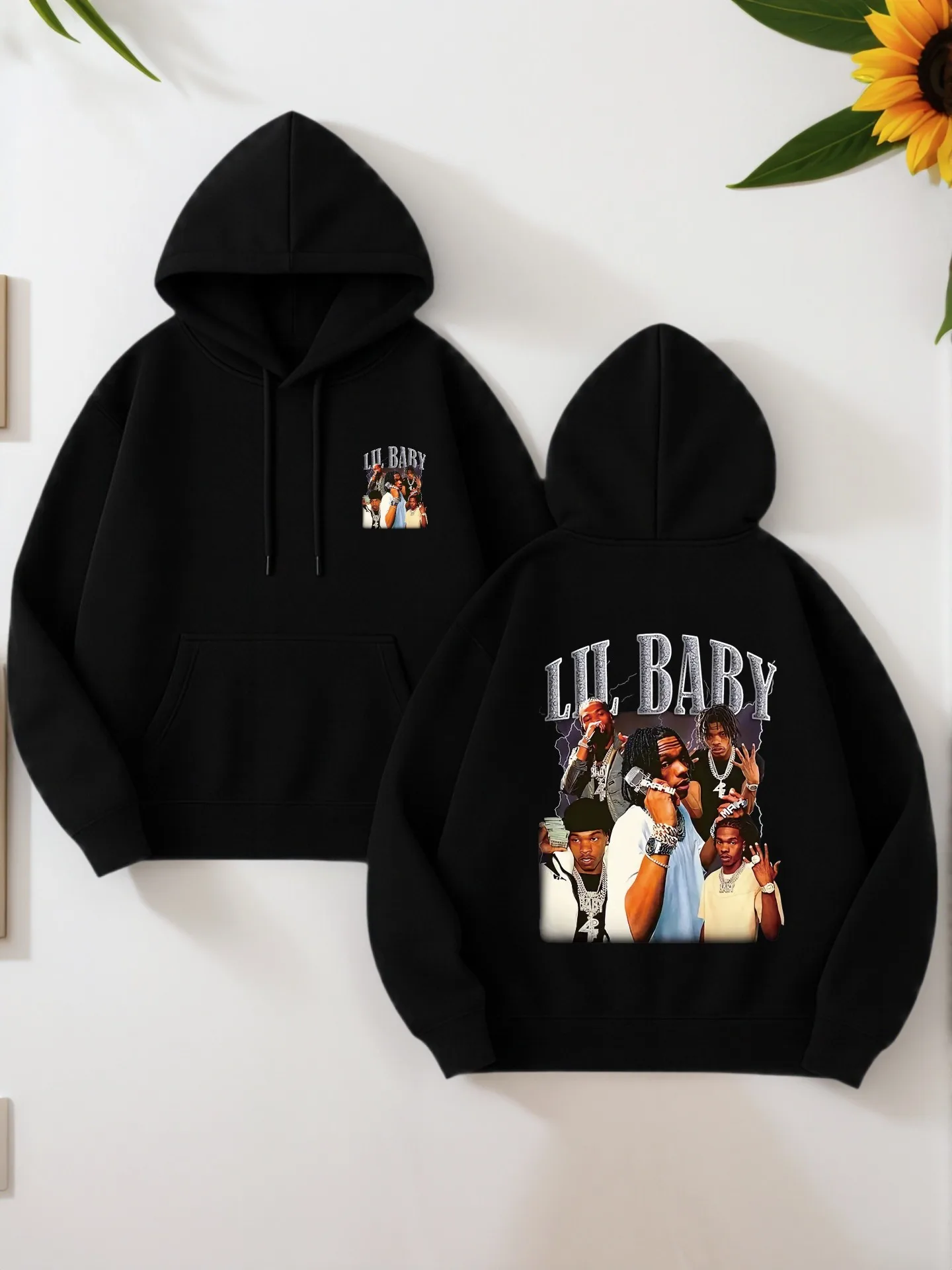 

Мужская толстовка с рисунком, мультяшный принт, повседневный стиль, флис, для подростков, для повседневной носки