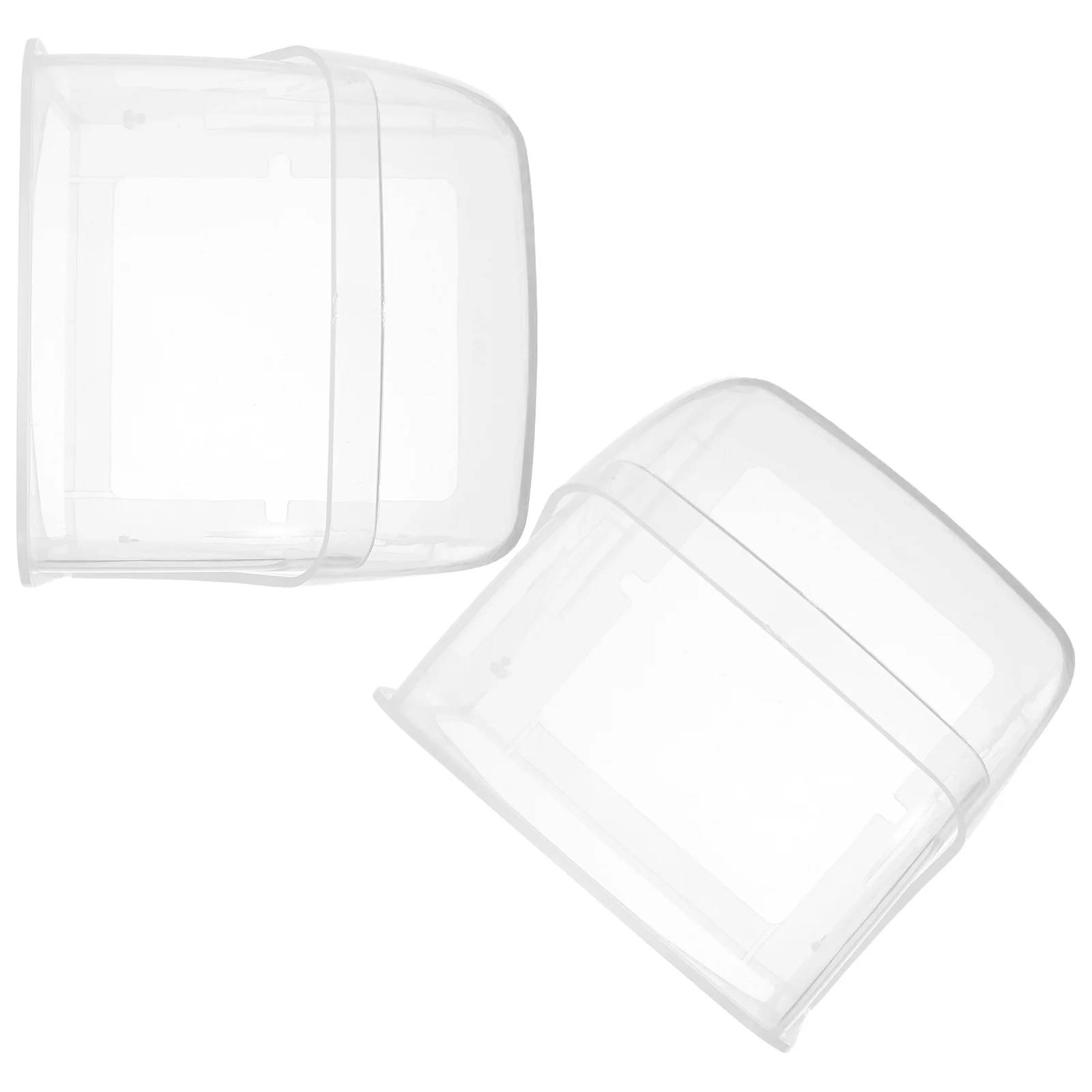 

2Pcs Outdoor Socket Cover Waterproof Switch Guard Easy to Install No Tools Required for Various Environments Outlet Light Cover