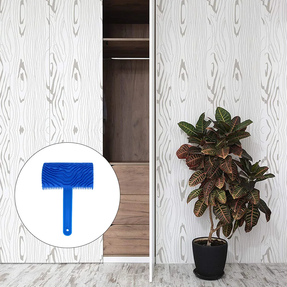 

Wood Grain Tools Paint Roller Art Painting Rollers Decorate Graining Empaistic Pattern Rubber