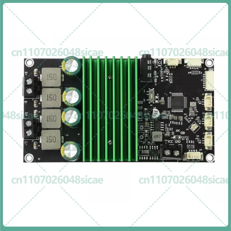 

1-5 шт. 2×150 Вт двухканальная Bluetooth-плата усилителя с настройкой через приложение, пользовательским многочастотным эквалайзером и усилением басов