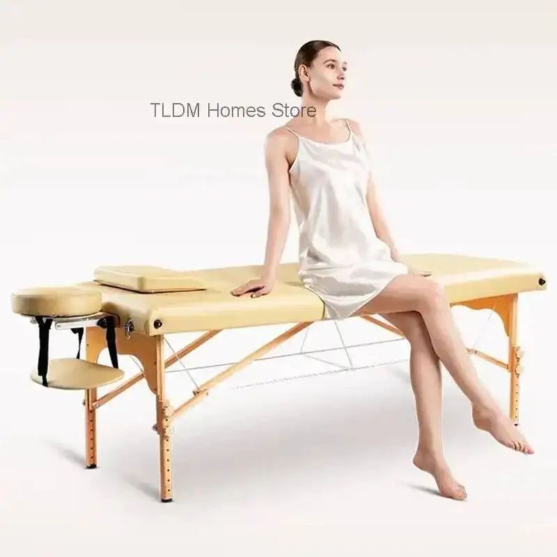 Design Table Plegable Portable Foldable Elegant Comfortable Massage Beauty Modern Luxury Cama Massage Bed Salon Furniture