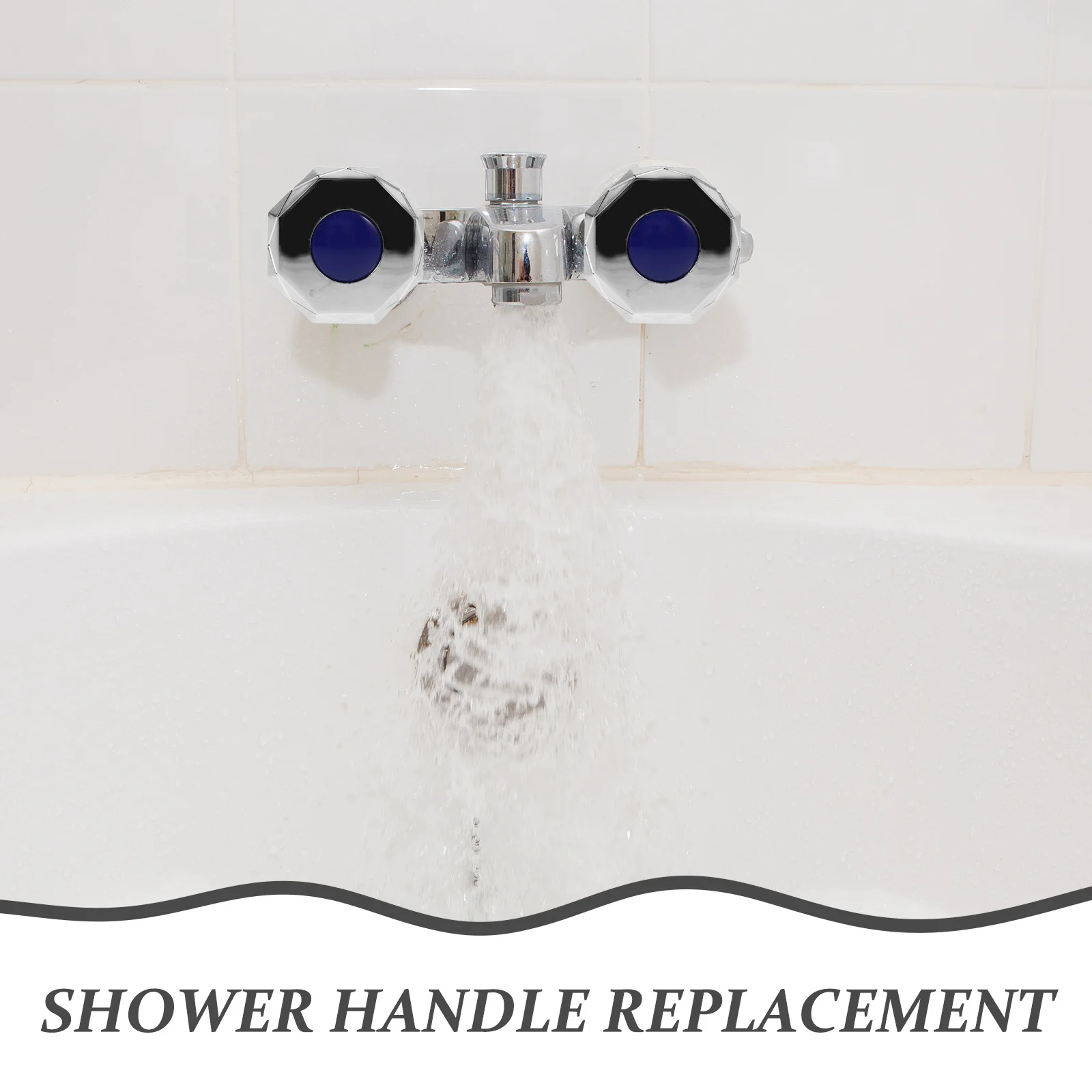 مقبض صنبور معدني عالمي متين مقاوم للصدأ للمطبخ والحمام وخصائص ثابتة ومقبض صنبور يدوم طويلاً