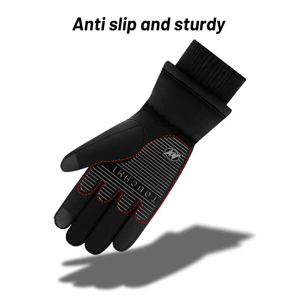 USB beheizte Handschuhe wasserdichte Touchscreen Winter Snowboard Handschuhe wasserdichte Camping Skifahren Outdoor Handschuh Motorrad Bi A1S9