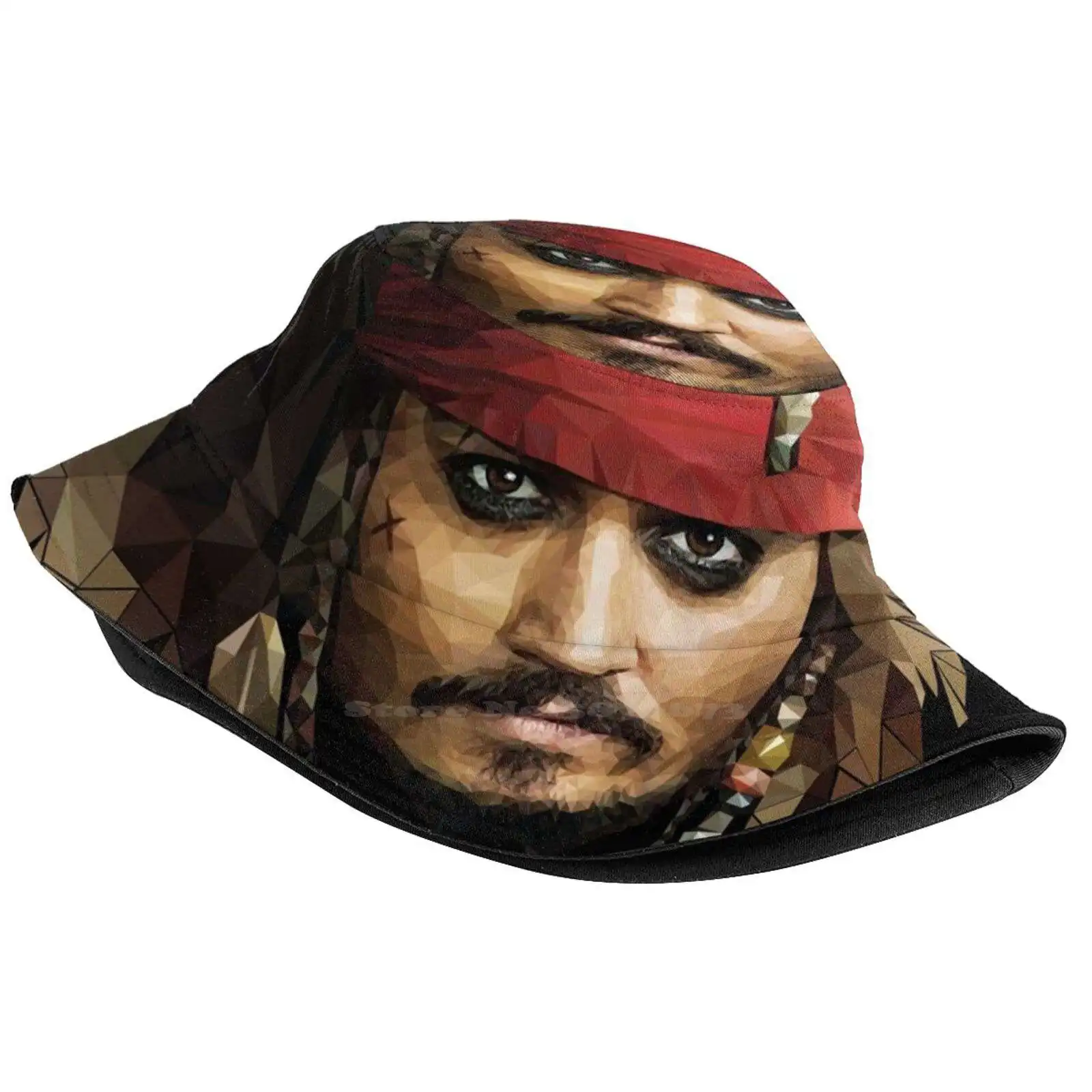 Captain Outdoor Sun Fishing Panama Hats Johnny Depp Captain Low Poly