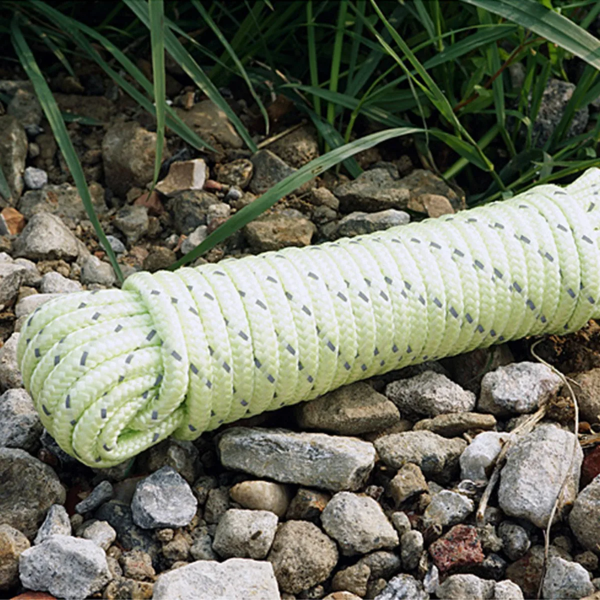 

Rope Glow in the Dark Reflective Cord Wear Resistant Heavy Load Elastic Outdoor Adventure for Tent Camping