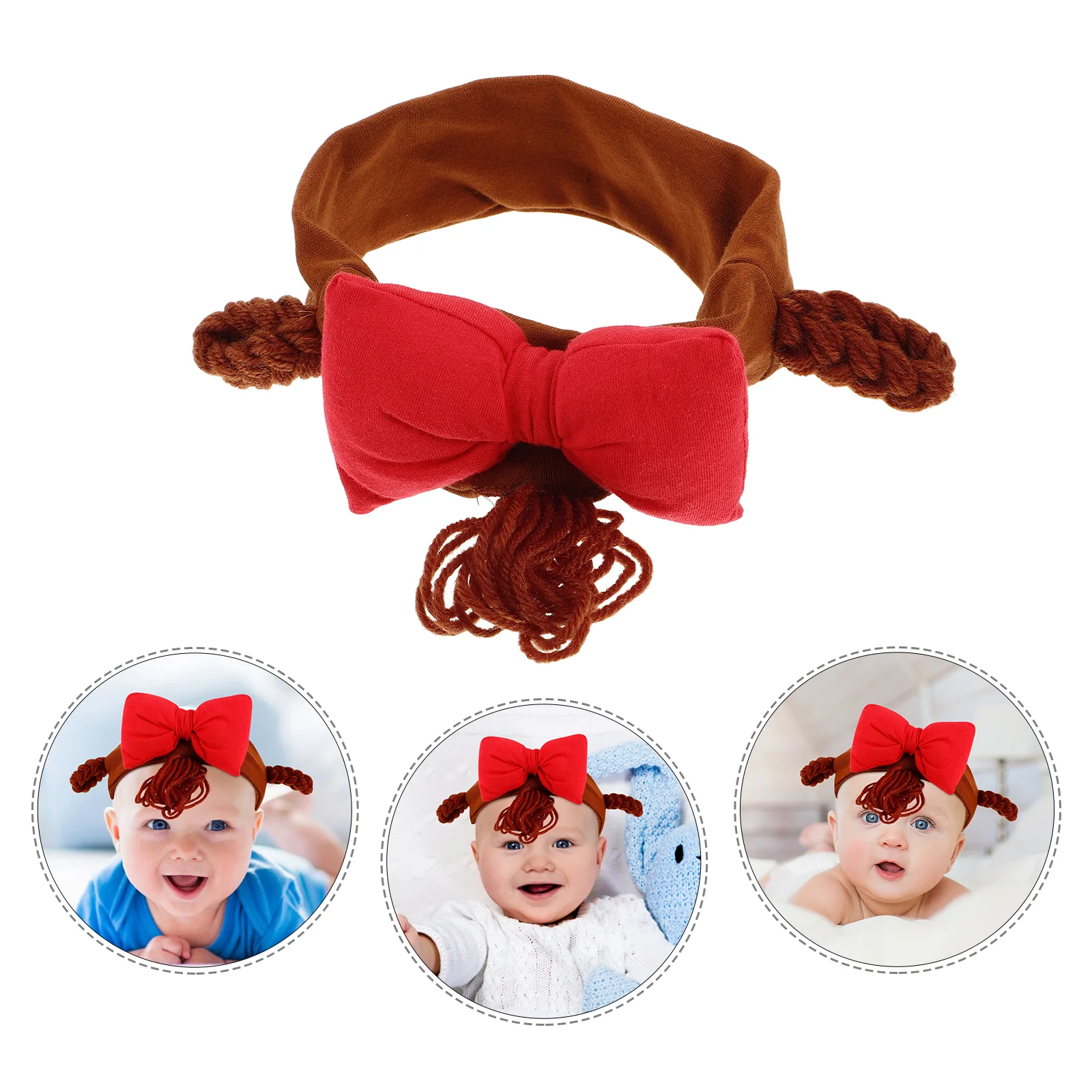 

Baby Cap Hair Accessories for Girls Newborn Headbands Toddler Three-dimensional