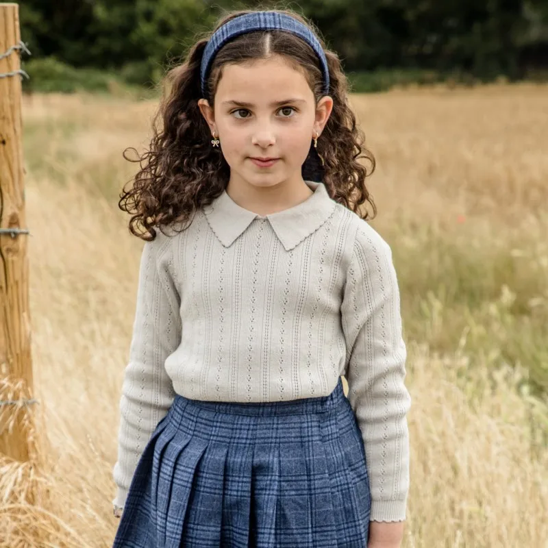 AS Knits Shabbos Collection AW23 Abbigliamento per bambini Ragazze Ragazzi Baby Top in maglia Cardigan Bambini Fratello Sorella Abbigliamento per le