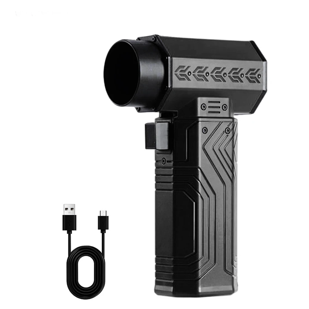 Handheld turbo fan with dust removal function high speed brushless motor compact design for electronics and home cleaning