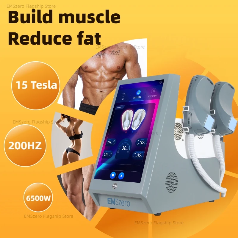 

15 Tesla 6500W EMS Muscle Stimulator RF EMSzero portable body sculpting machine Slimming Weight Lose Electromagnetic