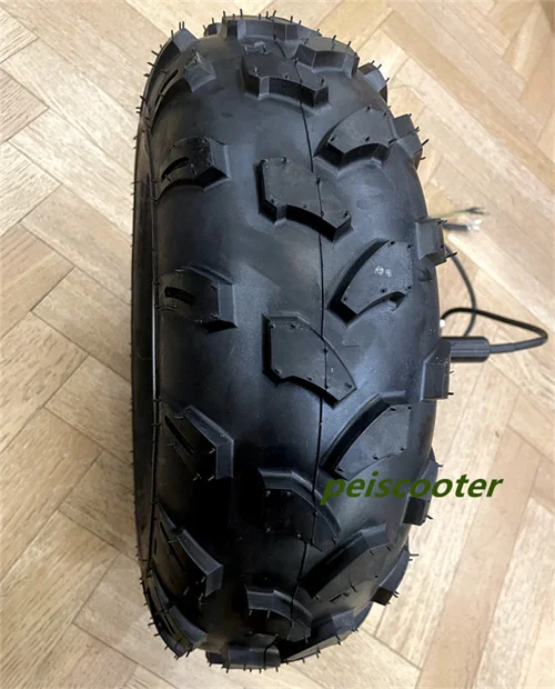 17 inch 17x7.0-8 Tyre Single axle 200Nm High-Torque Brushless Gear 6-12km/h Low-Speed Scooter Robot out-cell Hub Motor phub-17x